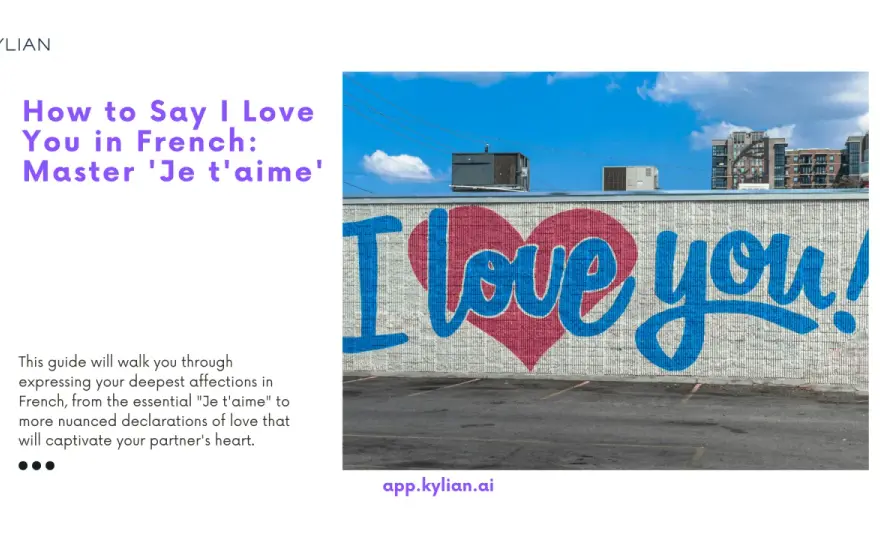 Mon Amour co to znaczy? Tłumaczenie, wymowa i użycie