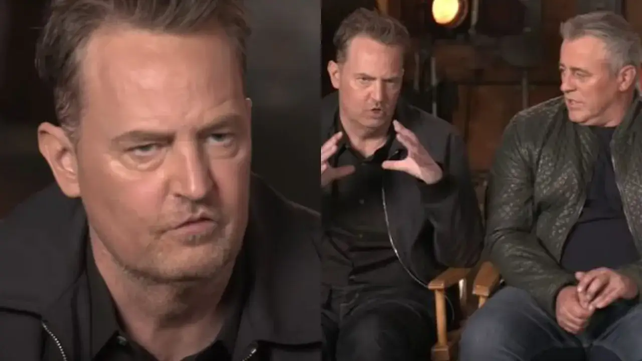 Matthew Perry i Matt LeBlanc podczas reunion serialu