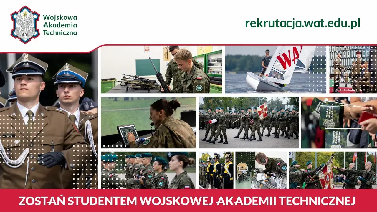 Chcesz wiedzieć, jak zostać oficerem wojska po studiach cywilnych? WAT zaprasza! Zobacz szkolenia, defilady i naukę.